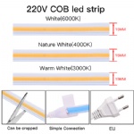 COB Strip Light 220V 280D